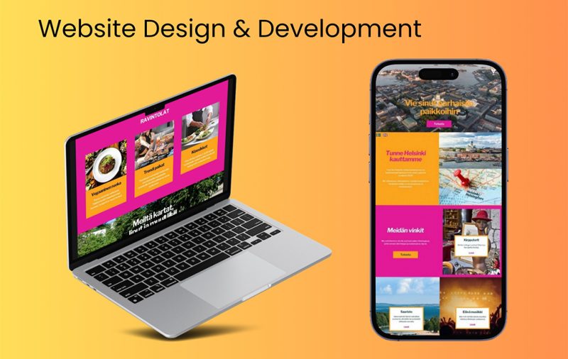 Website design and development work